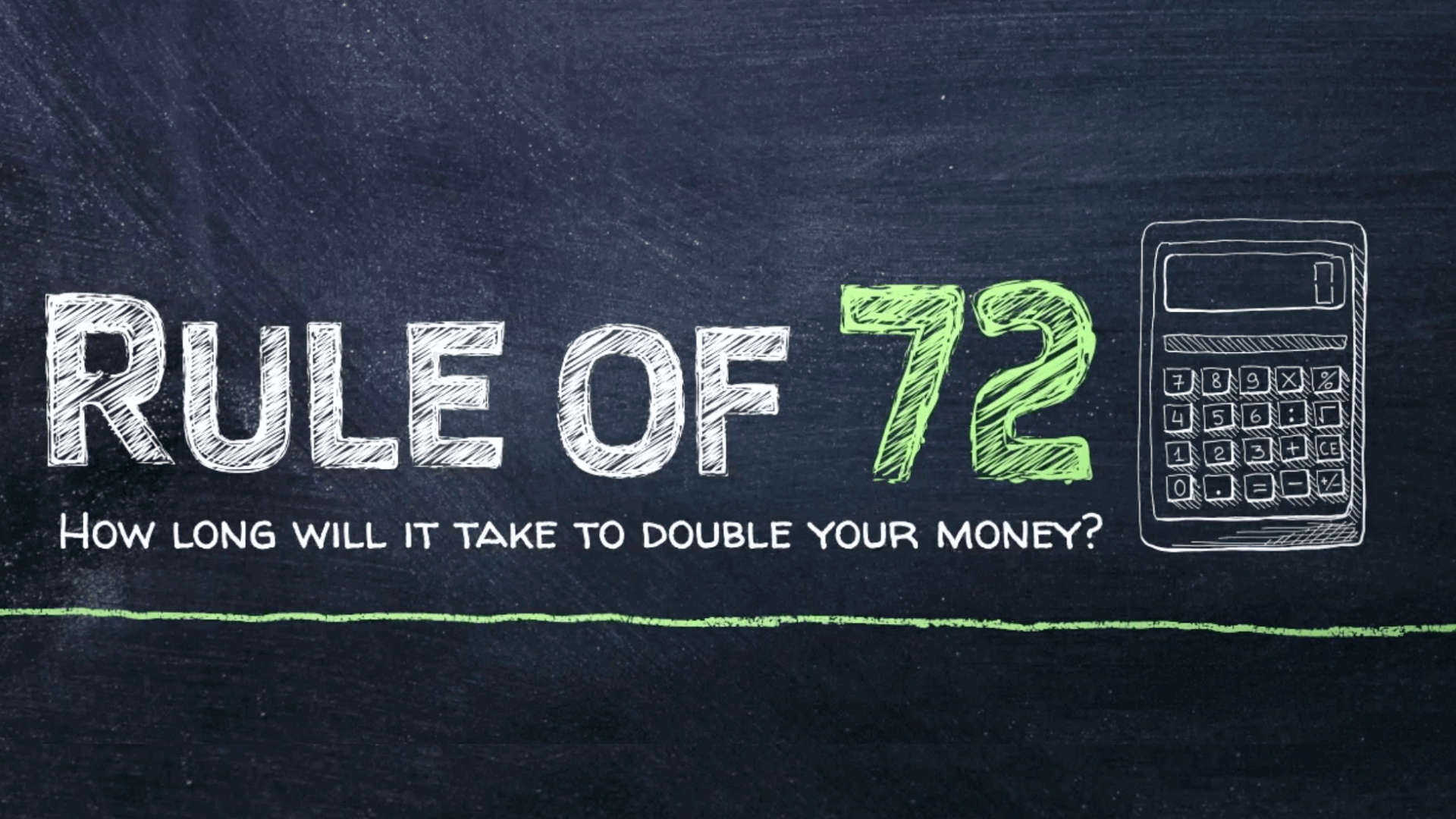 Rule of 72 how long will it take to double your money?